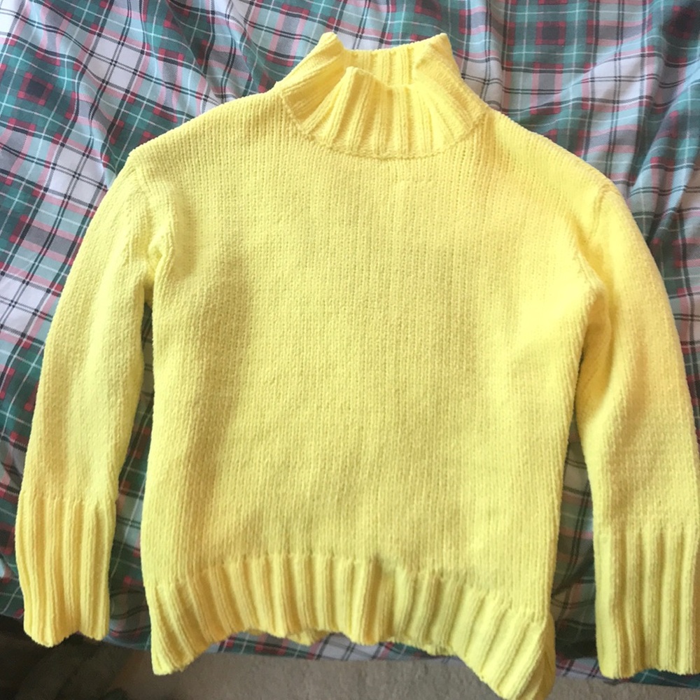 Philosophy yellow sweater